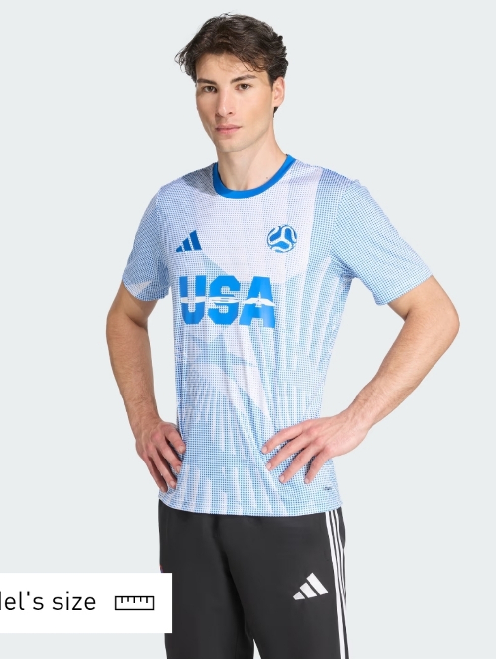 Adidas USA Futbol Soccer Jersey Mens Size L. NEW!!
